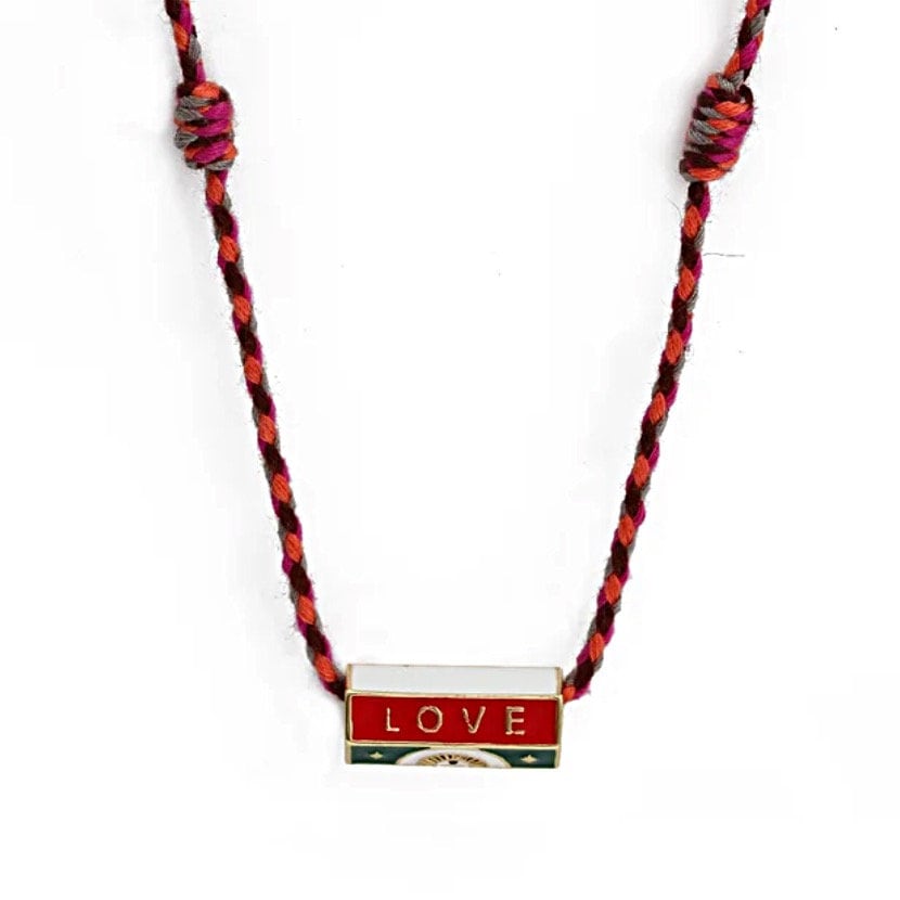 LOVE #2 - braid necklace