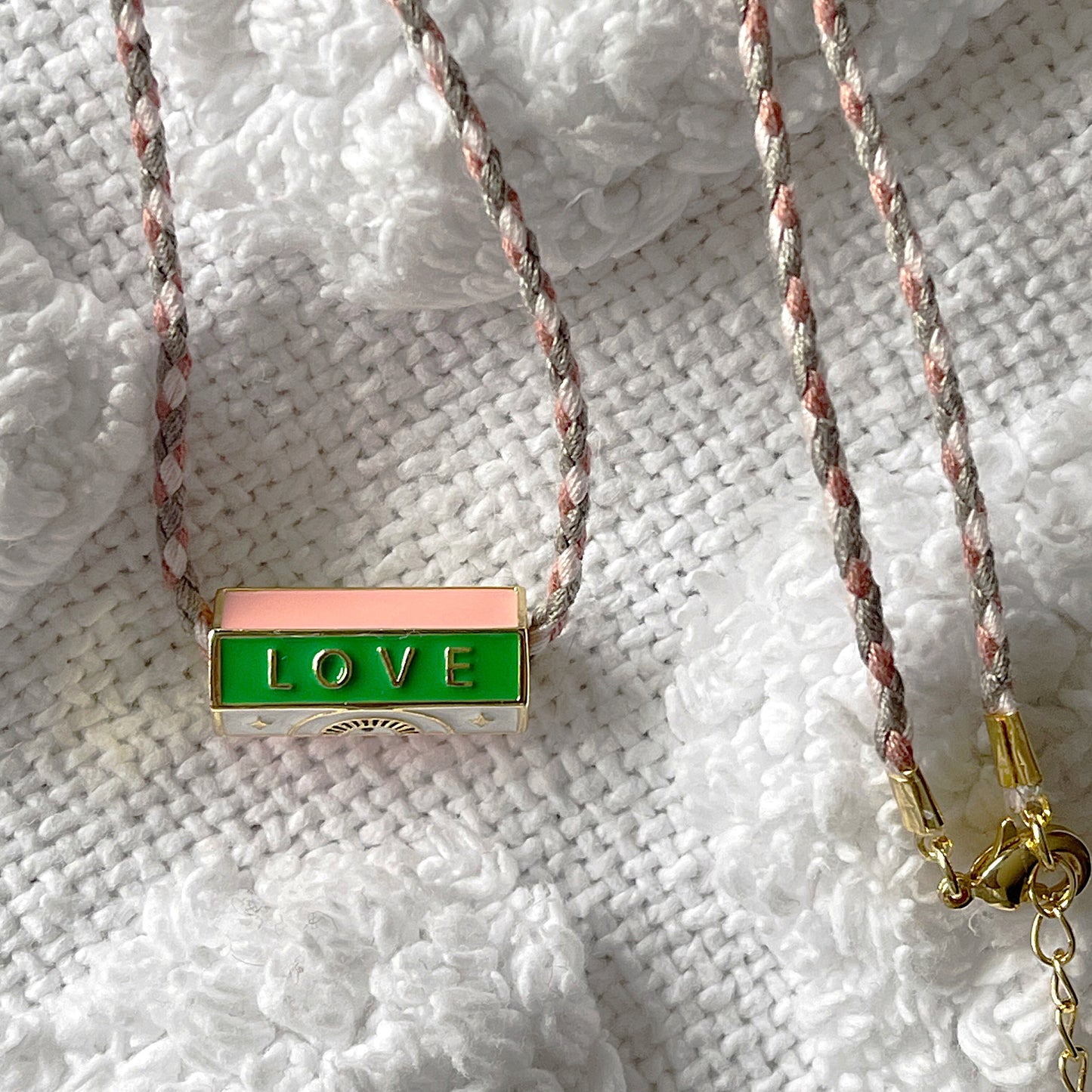 LOVE #3 - braid necklace