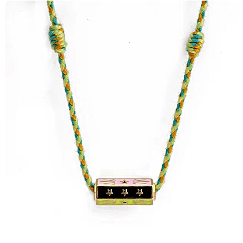 LUCKY #1 - braid necklace