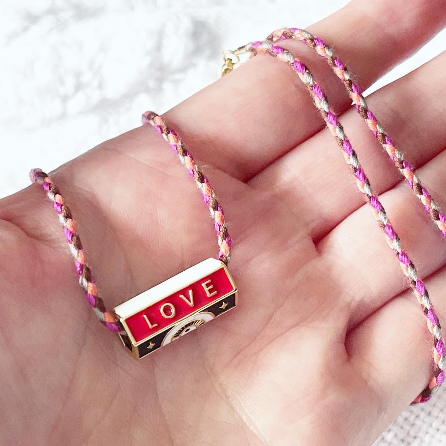 LOVE #2 - braid necklace