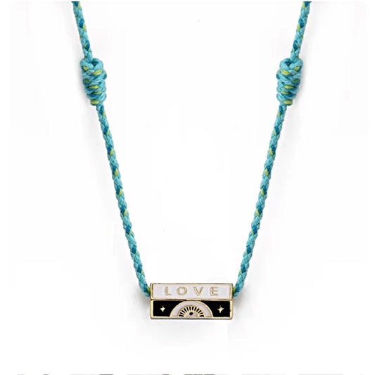 LOVE #1 - braid necklace