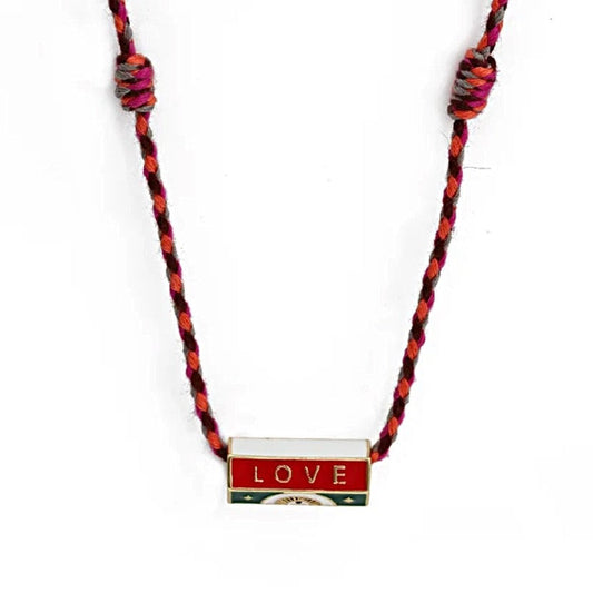 LOVE #2 - braid necklace