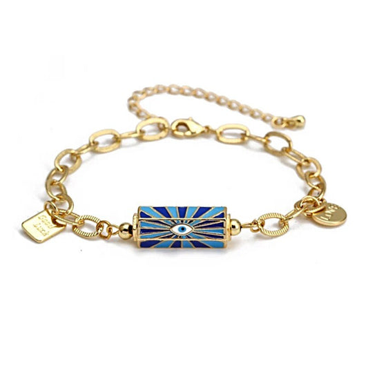 ALL SEEING #3 - gold bracelet