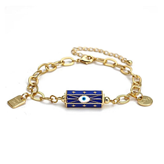 ALL SEEING #2 - gold bracelet